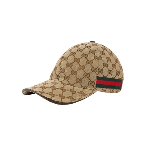 200035 gucci|Gucci Original GG canvas baseball hat with Web.